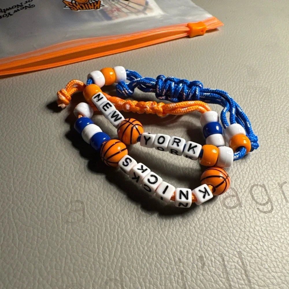 New York Knicks friendship  beaded bracelet “New York or Nowhere” - Picture 2 of 5